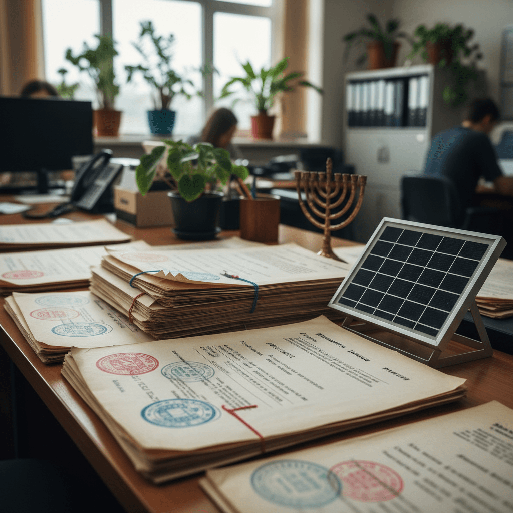 תהליך רישוי מערכת סולארית מול חברת החשמל