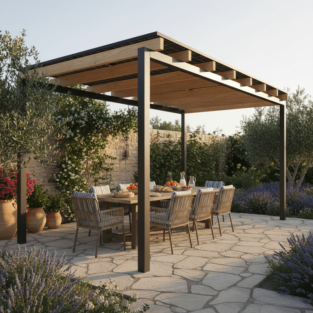 פרגולה סולארית: המדריך המלא לשילוב צל, עיצוב וייצור חשמל