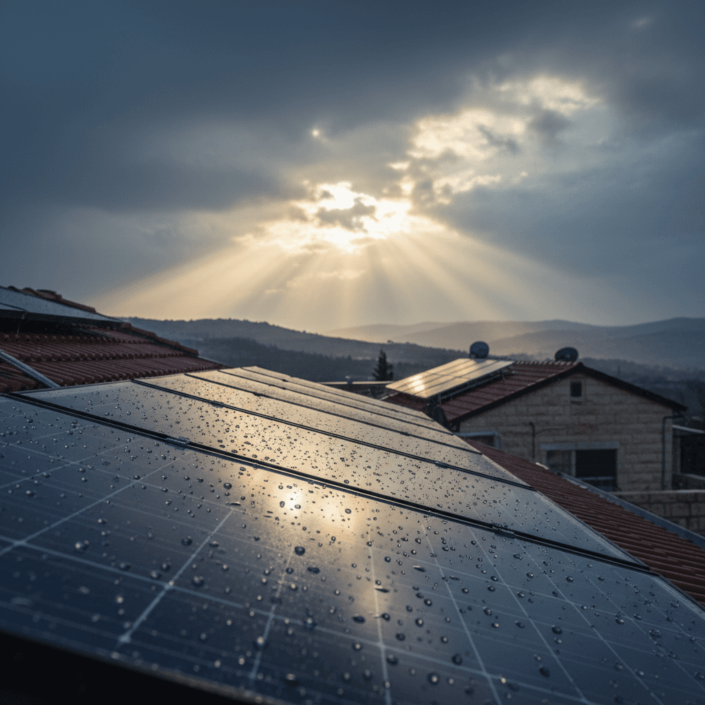 מערכת סולארית בחורף וביום מעונן: האם ההשקעה עדיין משתלמת?